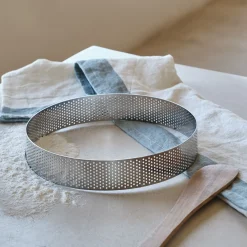 alinea Moule À Gâteau|Emporte-Pièce Et Cercle À Pâtisserie*Cercle de cuisson perforé en inox D20cm - Argenté