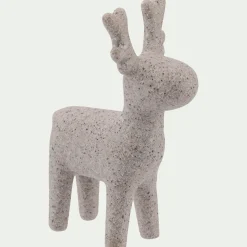 alinea Décoration De La Table De Noël|Objet Décoratif De Noël*Cerf à poser H18,5cm - (modèle aléatoire) Beige