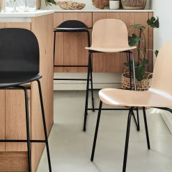 alinea Chaise De Salle À Manger*Chaise avec coque en contreplaqué moulé de hêtre - Bois clair