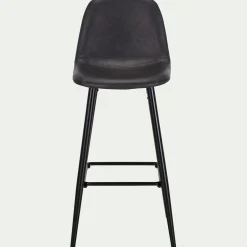 alinea Tabouret Haut De Bar*Chaise de bar - H75cm Noir