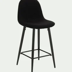 alinea Tabouret Haut De Bar*Chaise de bar - H66cm Noir