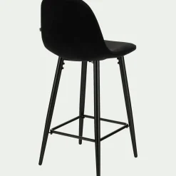 alinea Tabouret Haut De Bar*Chaise de bar - H66cm Noir
