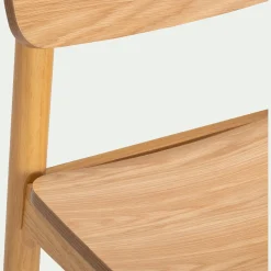 alinea Tabouret Haut De Bar*Chaise de bar en chêne et hévéa H105cm - Bois clair