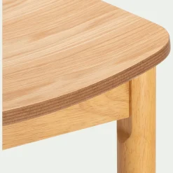 alinea Tabouret Haut De Bar*Chaise de bar en chêne et hévéa H105cm - Bois clair