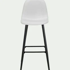 alinea Tabouret Haut De Bar*Chaise de bar H75cm - borie Gris