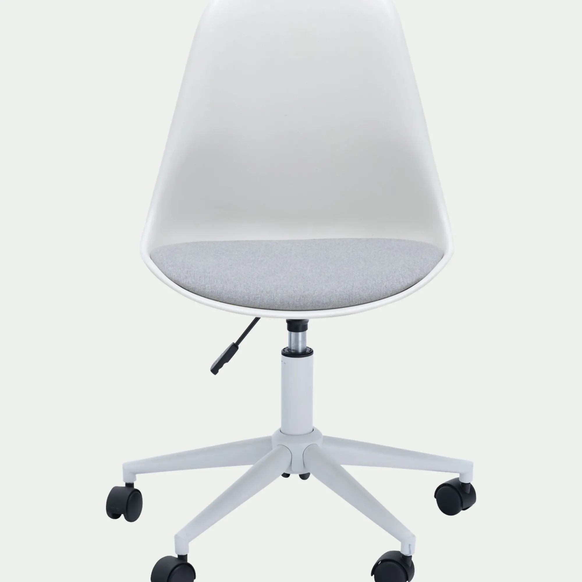 alinea Table Et Chaise Enfant*Chaise de bureau dactylo en tissu à roulettes - Blanc