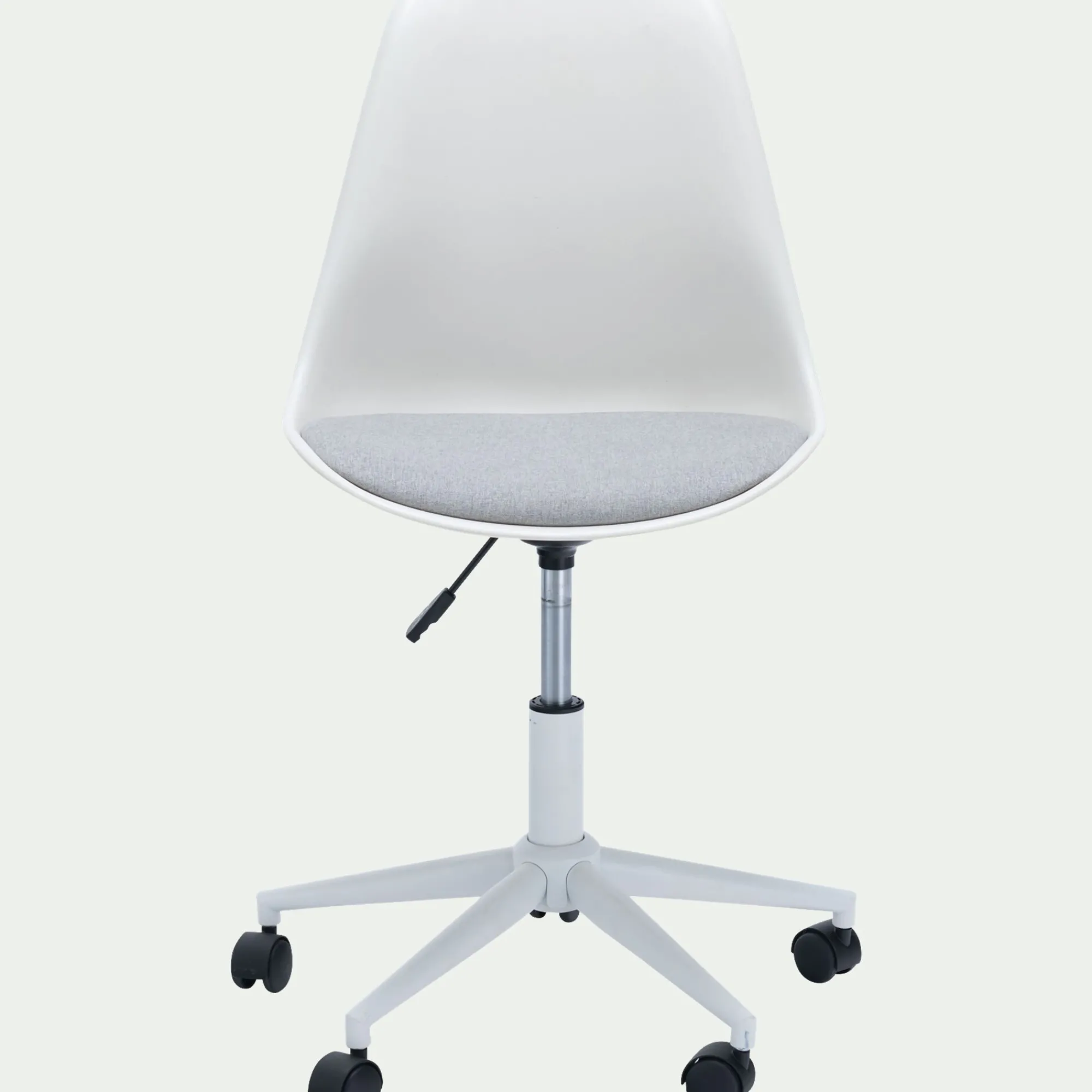 alinea Table Et Chaise Enfant*Chaise de bureau dactylo en tissu à roulettes - Blanc