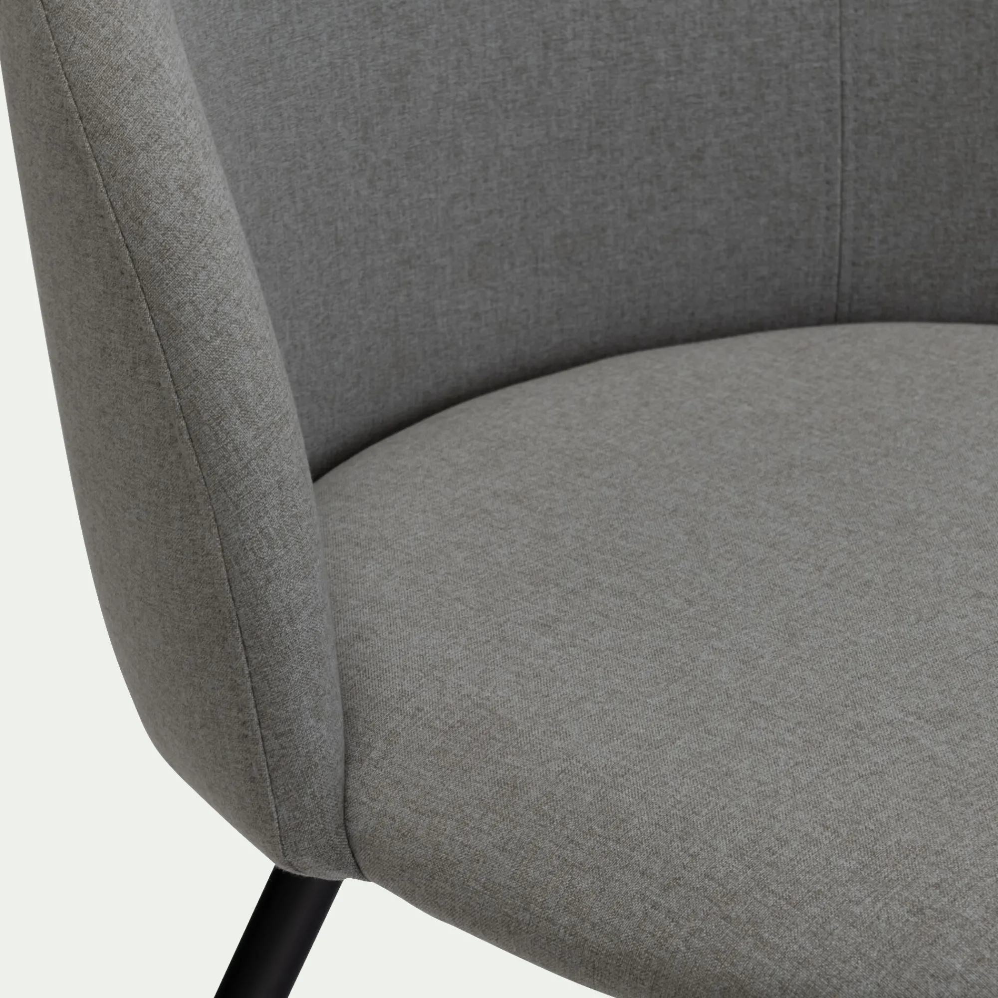 alinea Chaise De Salle À Manger*Chaise de bureau en tissu - vésuve Gris