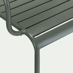 alinea Chaise De Jardin*Chaise de jardin avec accoudoirs en acier - cèdre Vert