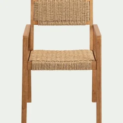 alinea Chaise De Jardin*Chaise de jardin avec accoudoirs en acacia - Bois foncé