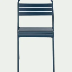 alinea Chaise De Jardin*Chaise de jardin empilable en acier - figuerolles Bleu
