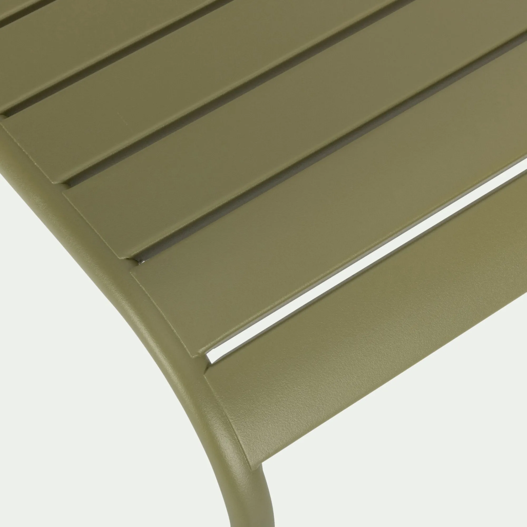 alinea Chaise De Jardin*Chaise de jardin empilable en acier - kaki Vert