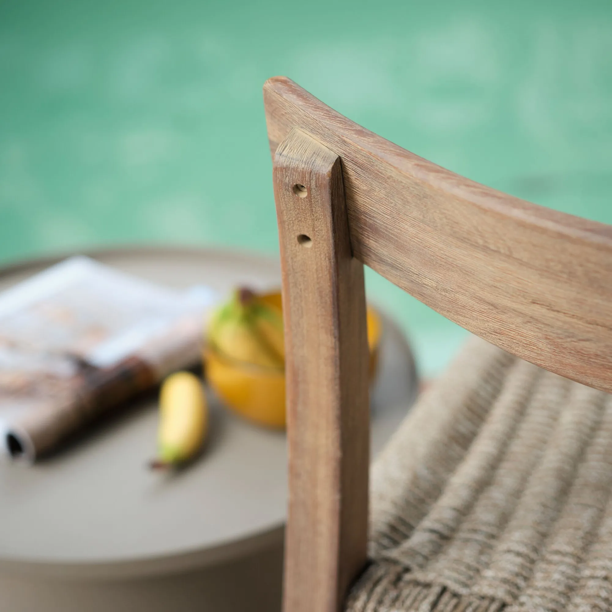 alinea Chaise De Jardin|Chaise De Salle À Manger*Chaise de jardin en acacia et assise en corde - Bois foncé