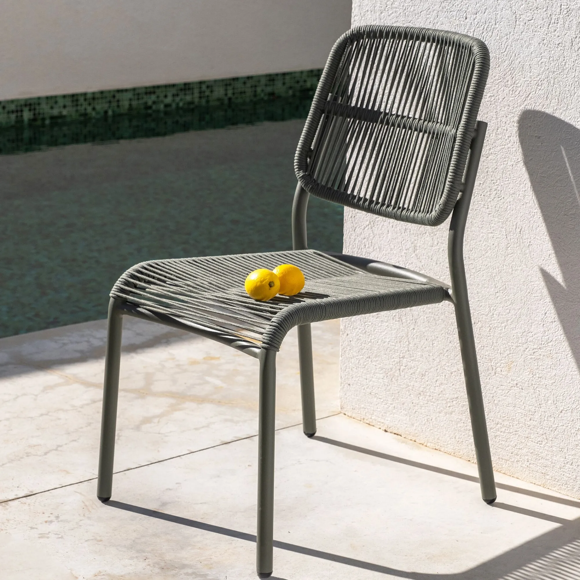 alinea Chaise De Jardin*Chaise de jardin en corde tissée - cèdre Vert