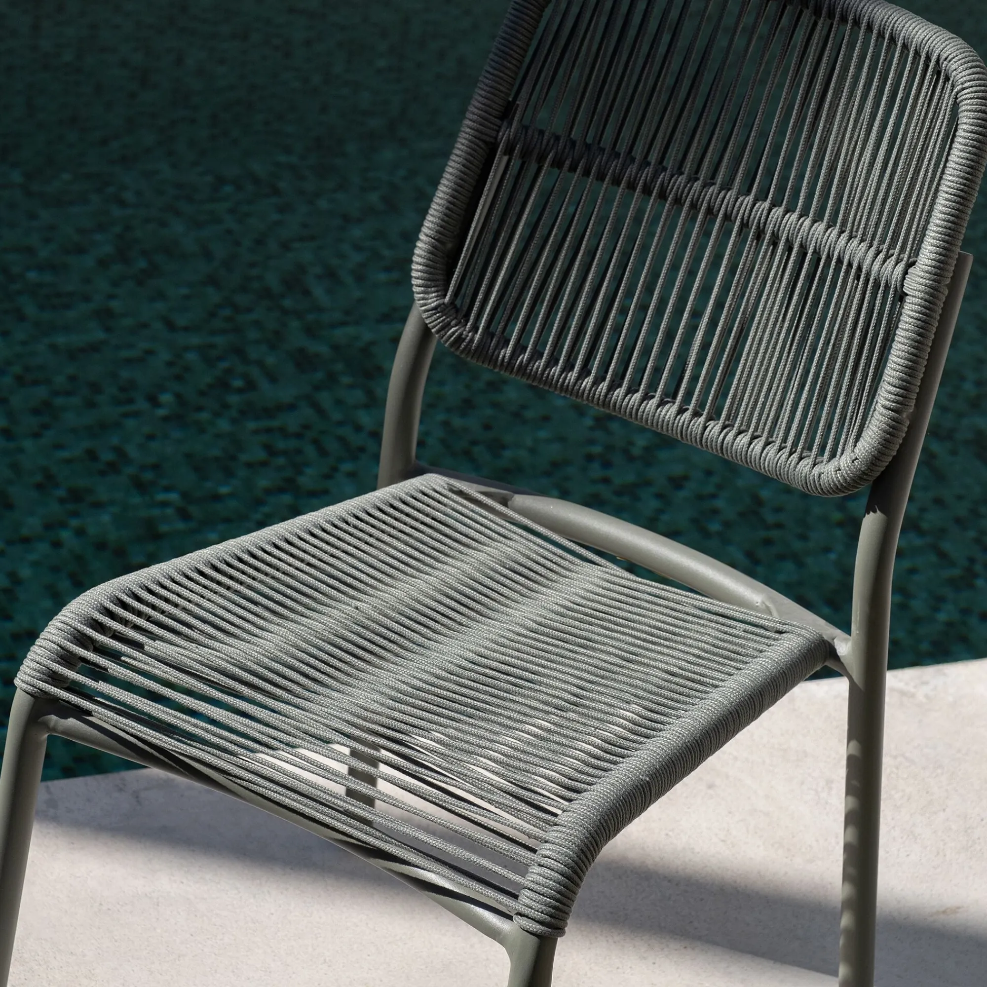 alinea Chaise De Jardin*Chaise de jardin en corde tissée - cèdre Vert