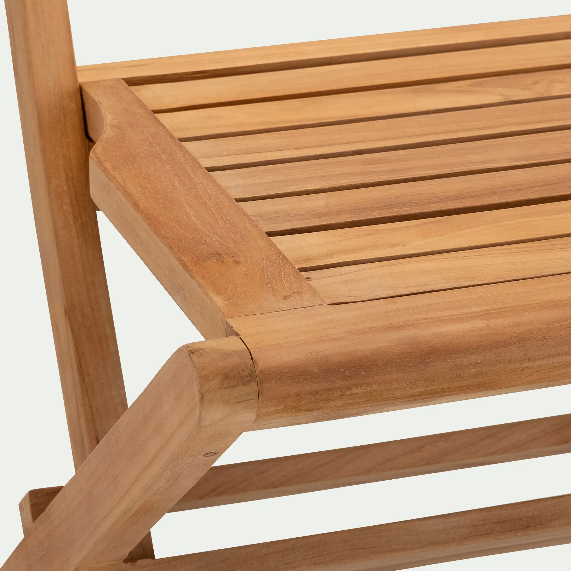 alinea Chaise De Jardin*Chaise de jardin pliante en teck - Bois clair