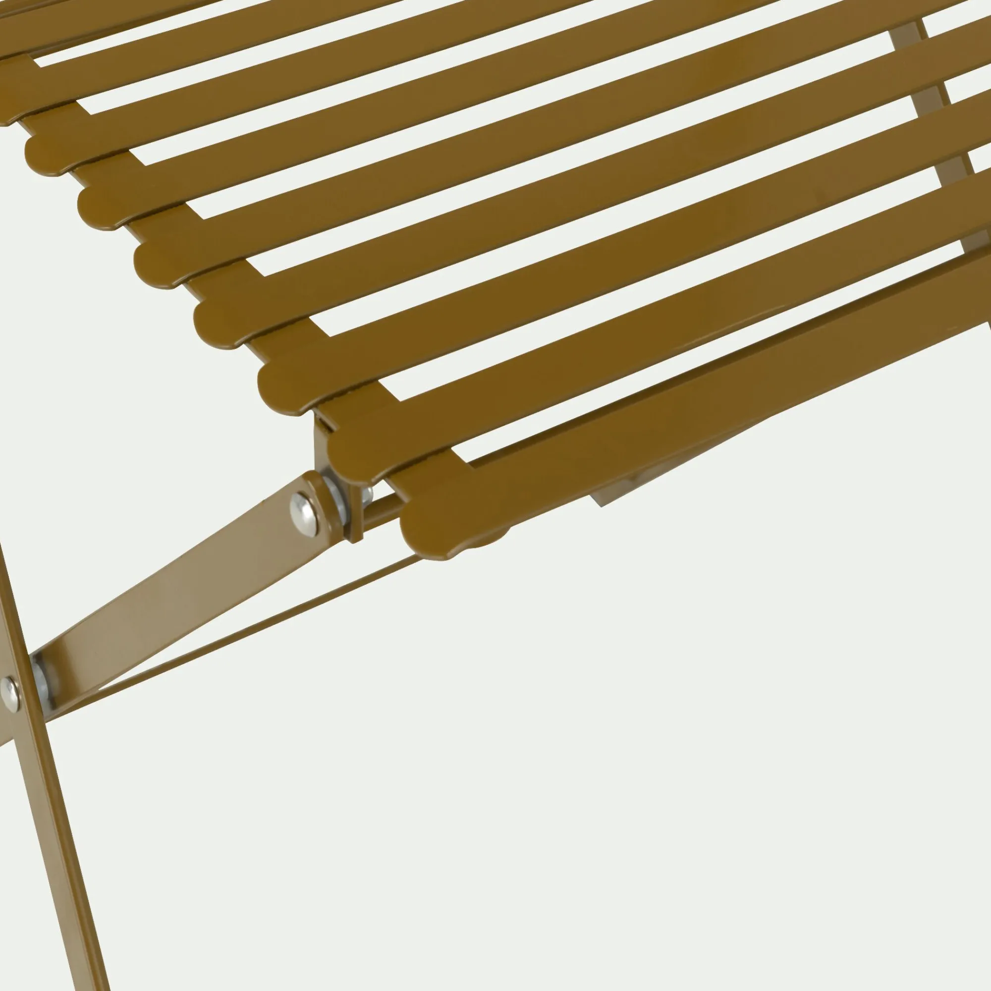 alinea Chaise De Jardin*Chaise de jardin pliante en acier - Jaune alep