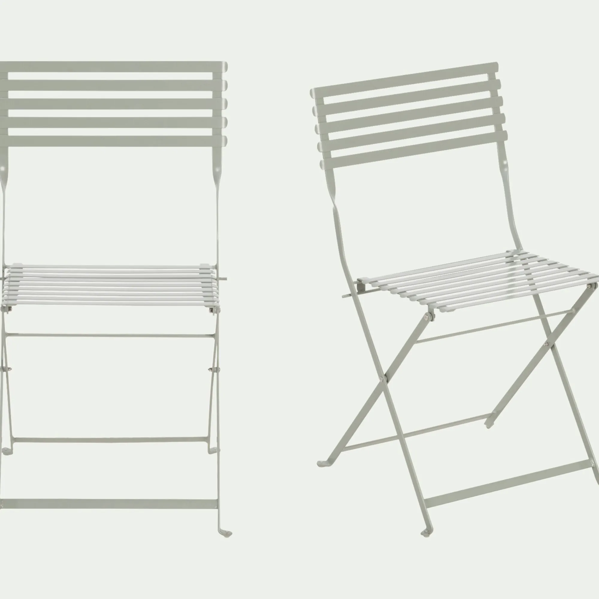 alinea Chaise De Jardin*Chaise de jardin pliante en acier - olivier Vert