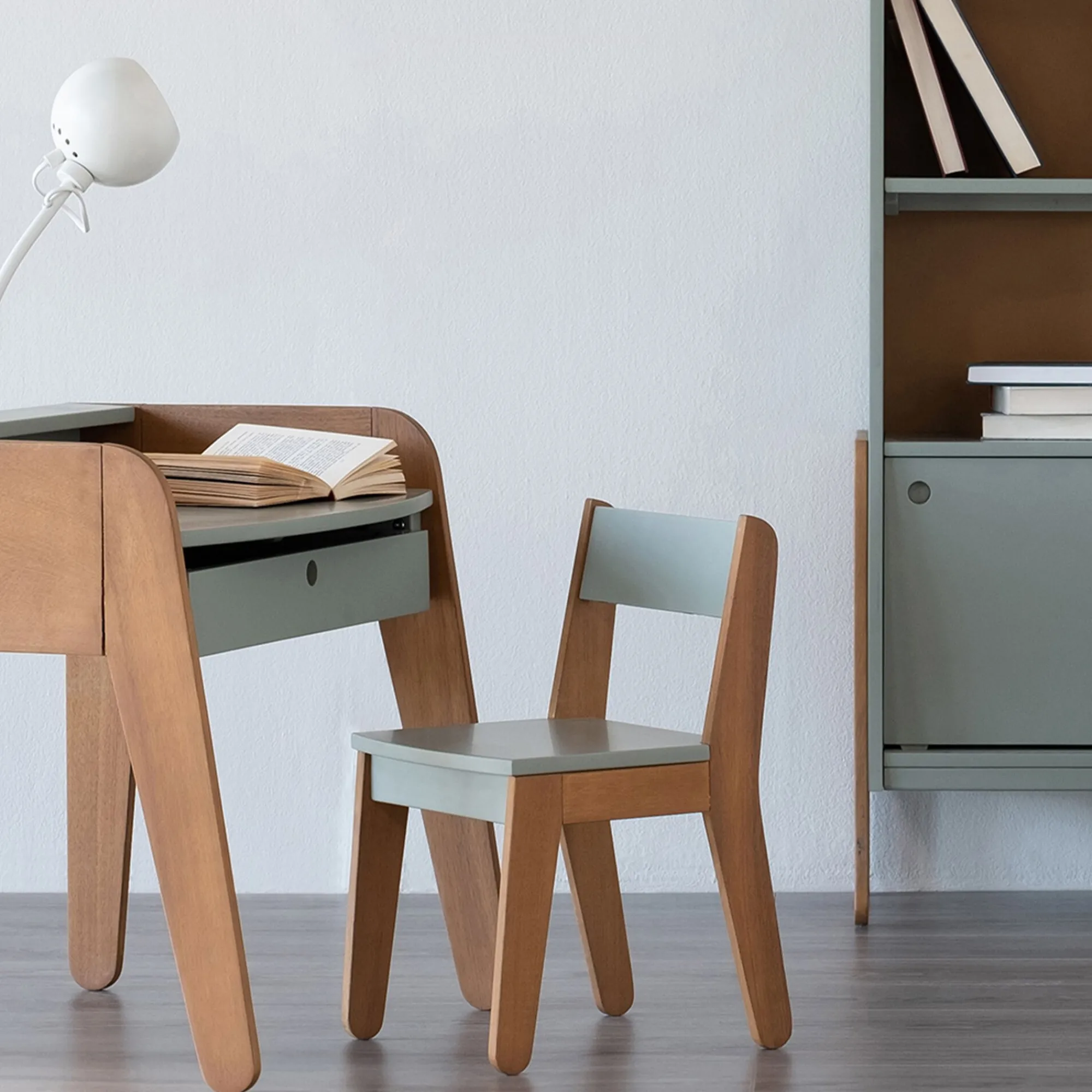 alinea Table Et Chaise Enfant*Chaise enfant en acacia - olivier Vert
