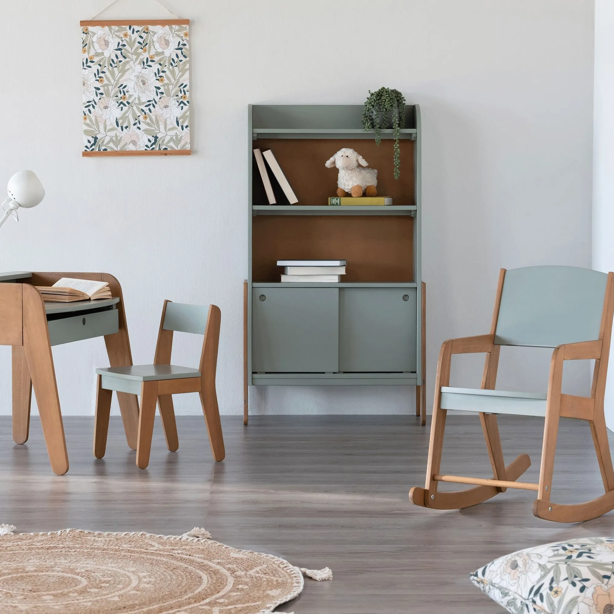 alinea Table Et Chaise Enfant*Chaise enfant en acacia - olivier Vert