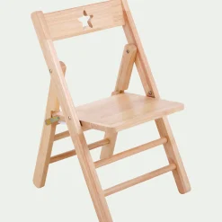 alinea Table Et Chaise Enfant*Chaise pliante pour enfant en bois d'hévéa - Bois clair