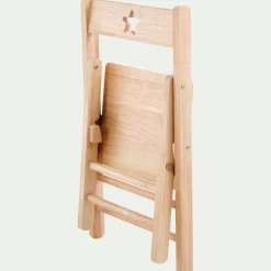alinea Table Et Chaise Enfant*Chaise pliante pour enfant en bois d'hévéa - Bois clair