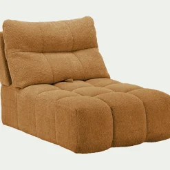 alinea Canapé Modulable*Chauffeuse avance - recule en tissu campo - argan Jaune
