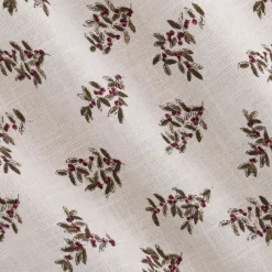 alinea Chemin De Table|Nappe Et Serviette De Noël*Chemin de table en coton motif floral 50x150cm - Blanc