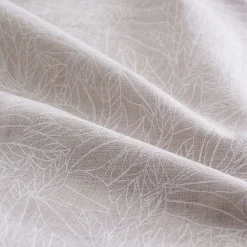 alinea Chemin De Table*Chemin de table motif laurier en lin et coton - 50x150cm Beige