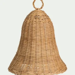 alinea Décoration À Poser|Décoration De La Table De Noël*Cloche décorative en rotin D20xH24cm - Naturel