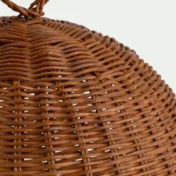 alinea Plateau*Cloche en rotin D26cm - Marron
