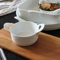 alinea Cuisson Spécifique|Plat À Four*Cocotte individuelle en porcelaine D11cm - Blanc