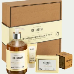 alinea Cosmétique|Accessoire De Salle De Bain*Coffret cosmétique senteur thé blanc et yuzu