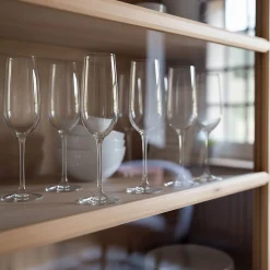 alinea Verre À Pied|Flûte Et Coupe De Champagne*Coffret de 6 flûtes à champagne en cristallin 18cl - Transparent