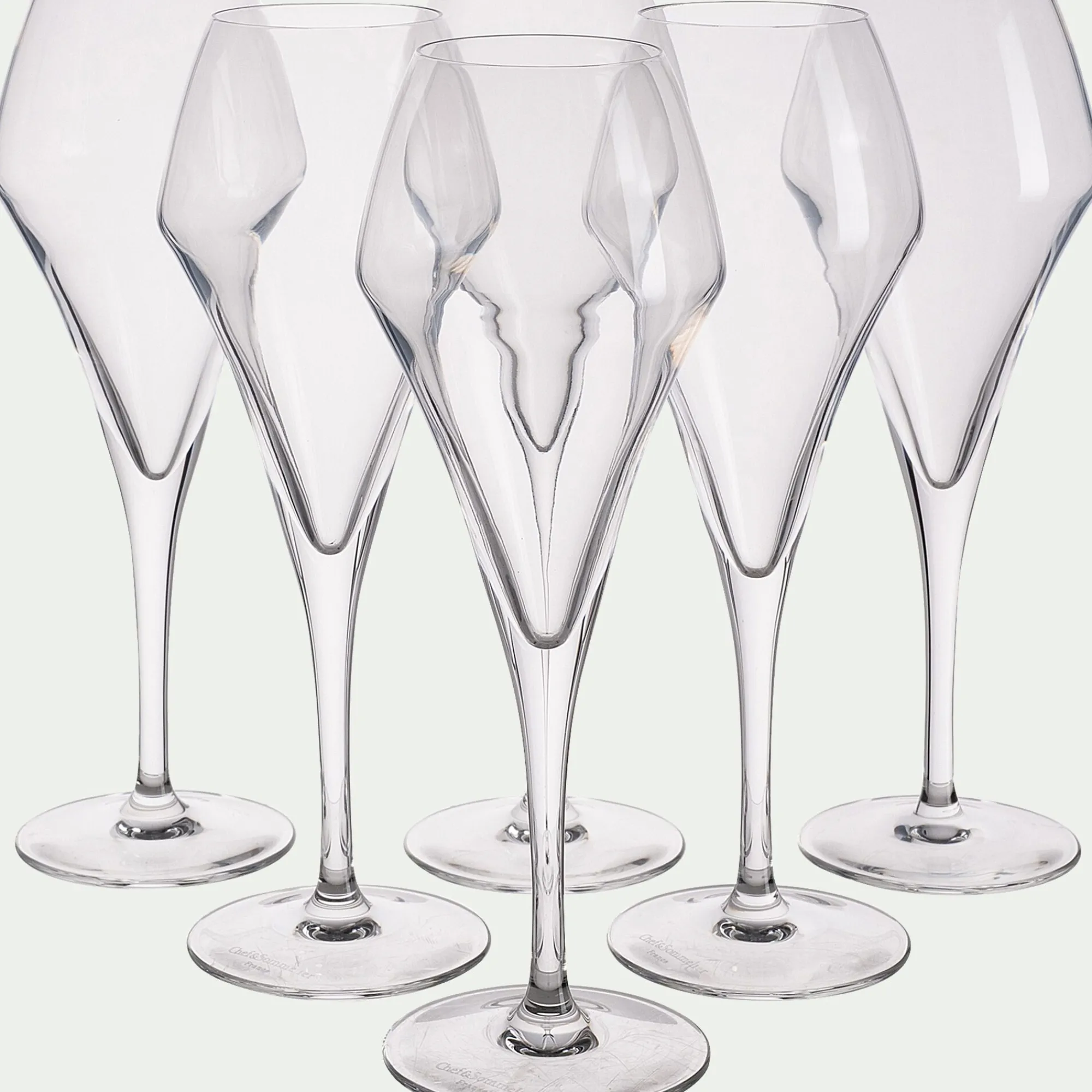 alinea Verre À Pied|Flûte Et Coupe De Champagne*Coffret de 6 flûtes 21cl - Transparent