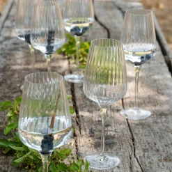 alinea Verre À Pied|Verre À Vin*Coffret de 6 verres à pied tulipe en cristallin 35cl - Transparent