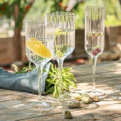 alinea Verre À Pied|Verre À Vin*Coffret de 4 verres à pied en cristallin 40cl - Transparent
