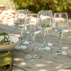 alinea Verre À Pied|Verre À Vin*Coffret de 6 verres à vin 29,5cl - Transparent