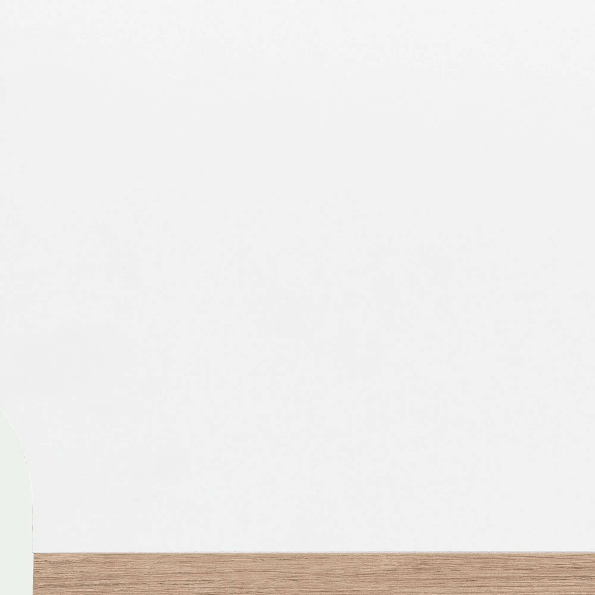 alinea Dressing*Colonne de rangement en bois effet chêne H235xL35cm - Blanc