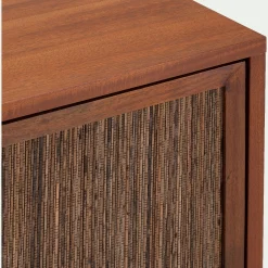 alinea Commode & Chiffonnier*Commode 3 tiroirs en acajou L120cm - Bois foncé