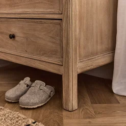alinea Commode & Chiffonnier*Commode 4 tiroirs en bois d'orme et de pin - Bois clair