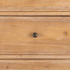 alinea Commode & Chiffonnier*Commode 4 tiroirs en bois d'orme et de pin - Bois clair