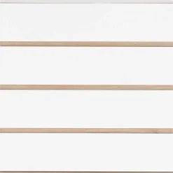 alinea Commode & Chiffonnier|Dressing*Commode module 4 tiroirs en bois effet chêne H94XL94cm - Blanc