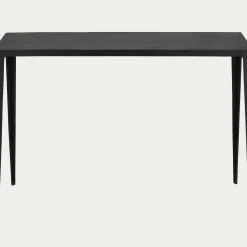 alinea Meuble D'Entrée|Console*Console en aluminium - L121xl39xH82cm Noir