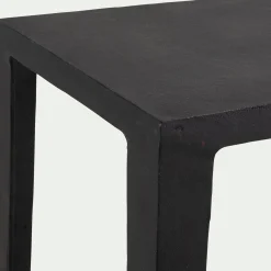 alinea Meuble D'Entrée|Console*Console en aluminium - L121xl39xH82cm Noir
