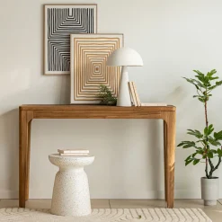 alinea Meuble D'Entrée|Console*Console en teck recyclé - Bois clair