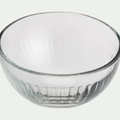 alinea Vaisselle Petit Déjeuner|Coupelle*Coupe inclinée en verre D12cm - Transparent