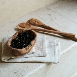 alinea Vaisselle Petit Déjeuner|Coupelle*Coupelle apéritive en bois d'olivier D14cm - naturel