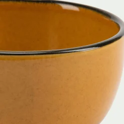 alinea Vaisselle Petit Déjeuner|Coupelle*Coupelle apéritive en grès D8,5cm - Jaune