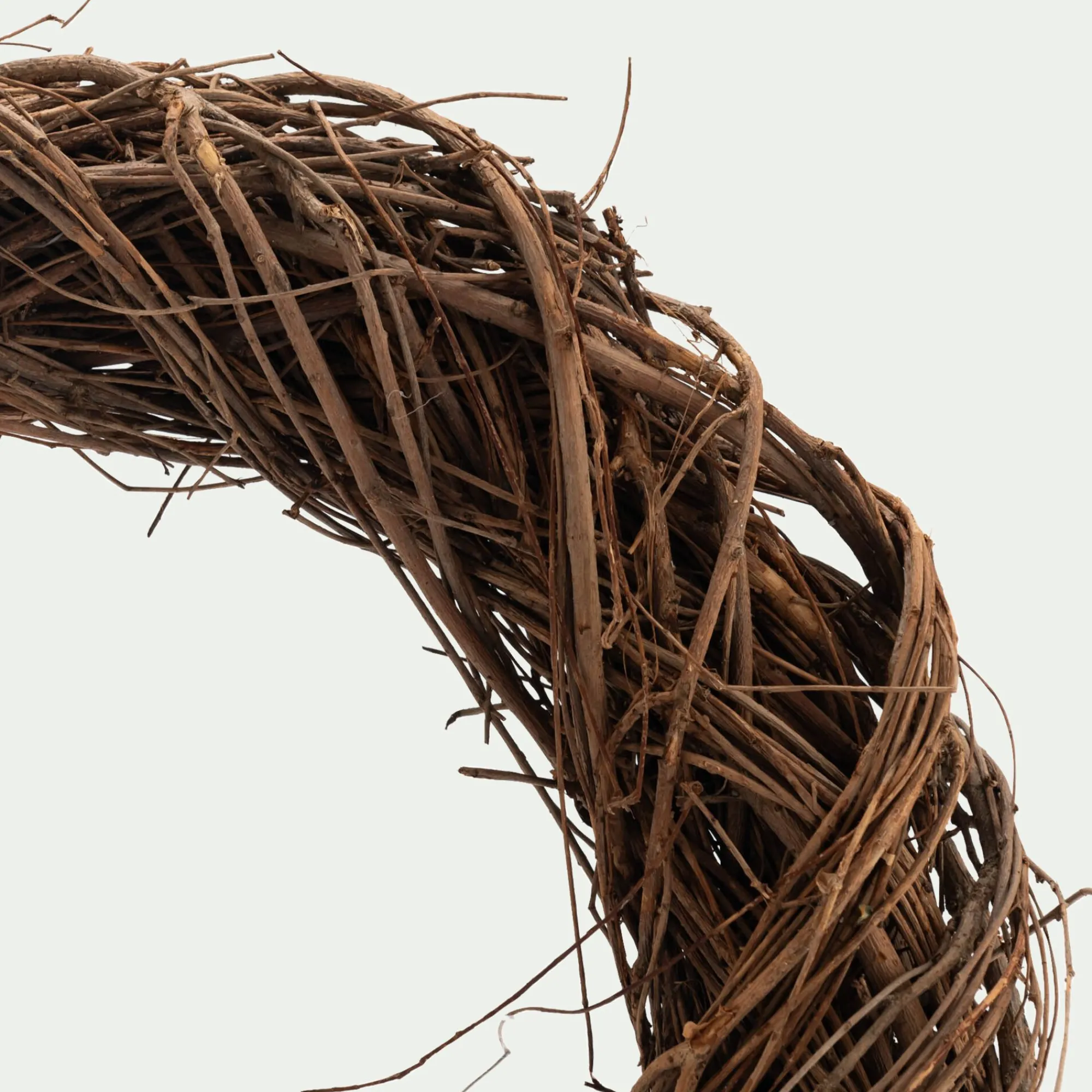 alinea Loisirs Créatifs*Couronne de Noël à décorer d40cm - Naturel